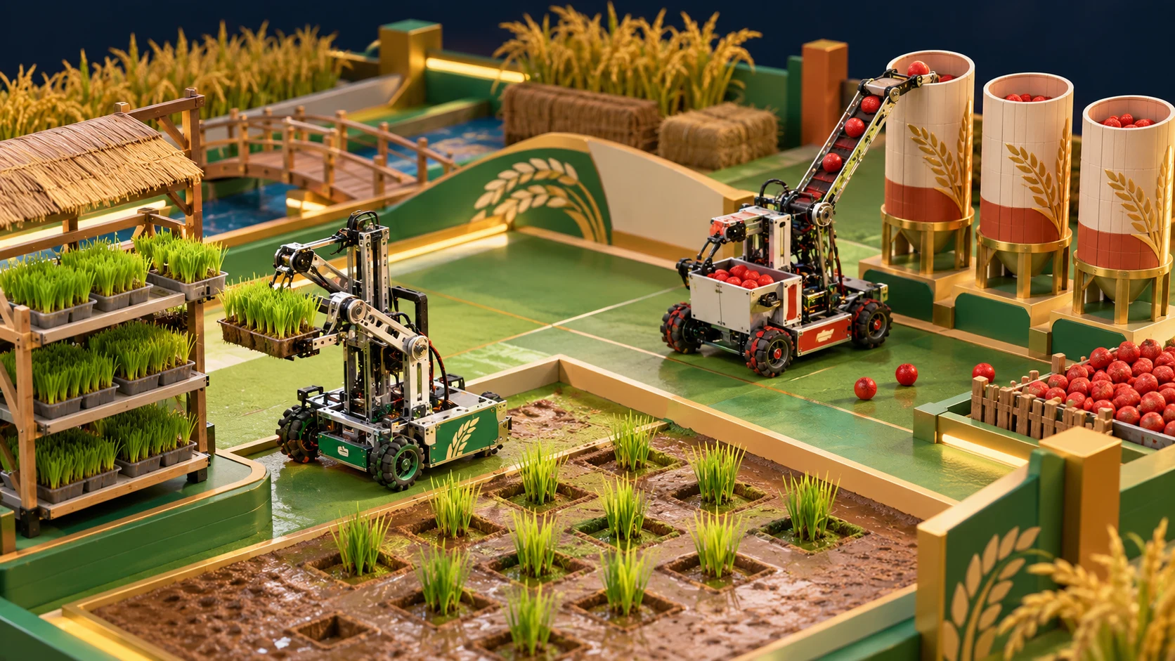 Theme illustration for Robocon 2024: Harvest Day